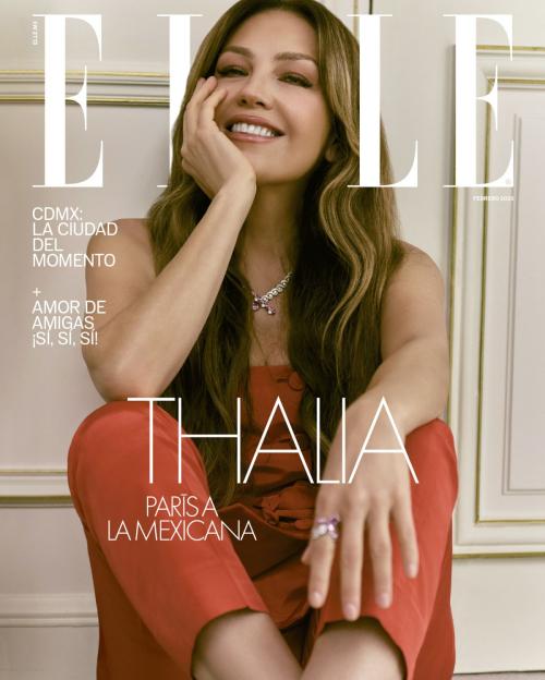 Thalia for Elle Mexico, February 2025