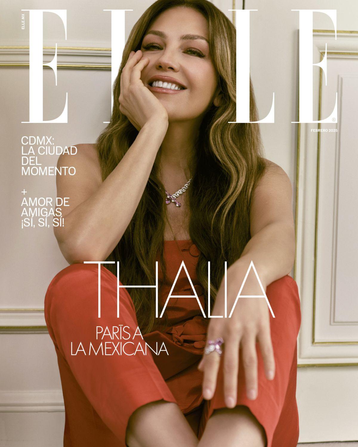 Thalia for Elle Mexico, February 2025