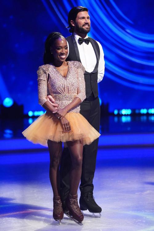 Vanessa James at Dancing on Ice, January 2025