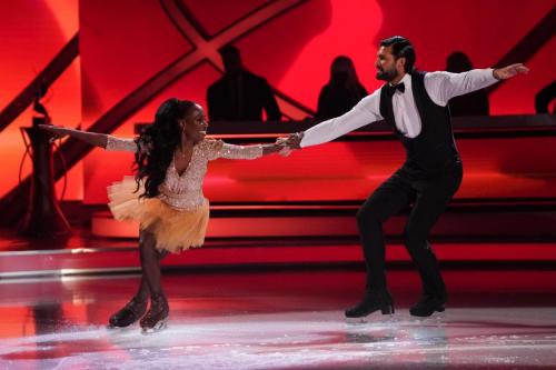 Vanessa James at Dancing on Ice, January 2025 6
