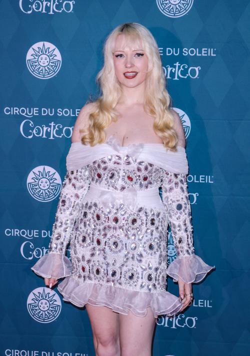Victoria Clay at Cirque du Soleil Corteo Premiere, January 2025