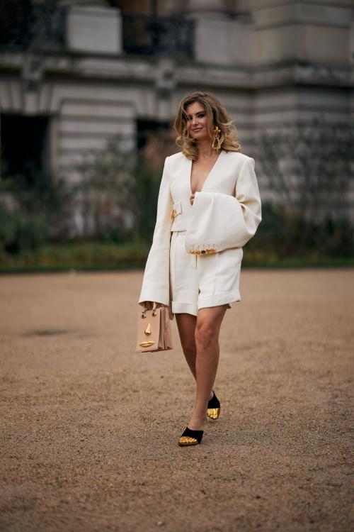Xenia Adonts Turns Heads at Schiaparelli Couture Show, January 2025 2