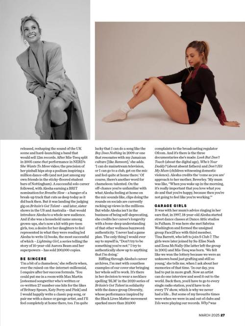 Alesha Dixon in Women’s Health UK, March 2025 3
