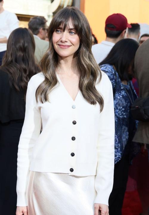 Alison Brie at Russo Brothers TCL Handprint Ceremony, February 2025