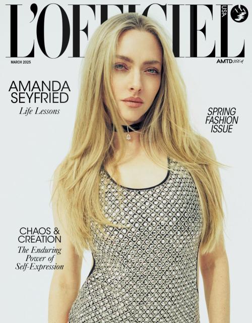Amanda Seyfried for L'Officiel USA, March 2025