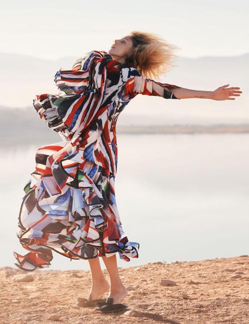 Anja Rubik for Elle France Feature, February 2025 25