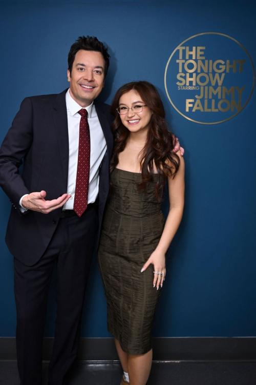 Anna Cathcart on The Tonight Show with Jimmy Fallon, Feb 2025 4