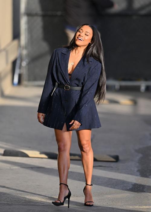 Ariana Debose Arrives at Jimmy Kimmel Live, February 2025 1