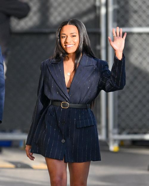 Ariana Debose Arrives at Jimmy Kimmel Live, February 2025 2