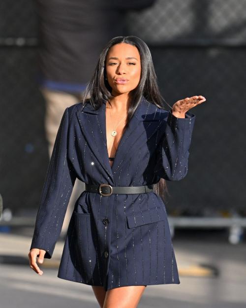 Ariana Debose Arrives at Jimmy Kimmel Live, February 2025 5