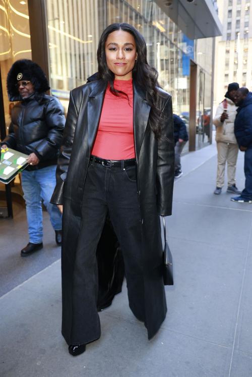 Ariana DeBose Leaves Sirius Radio Appearance, February 2025 5
