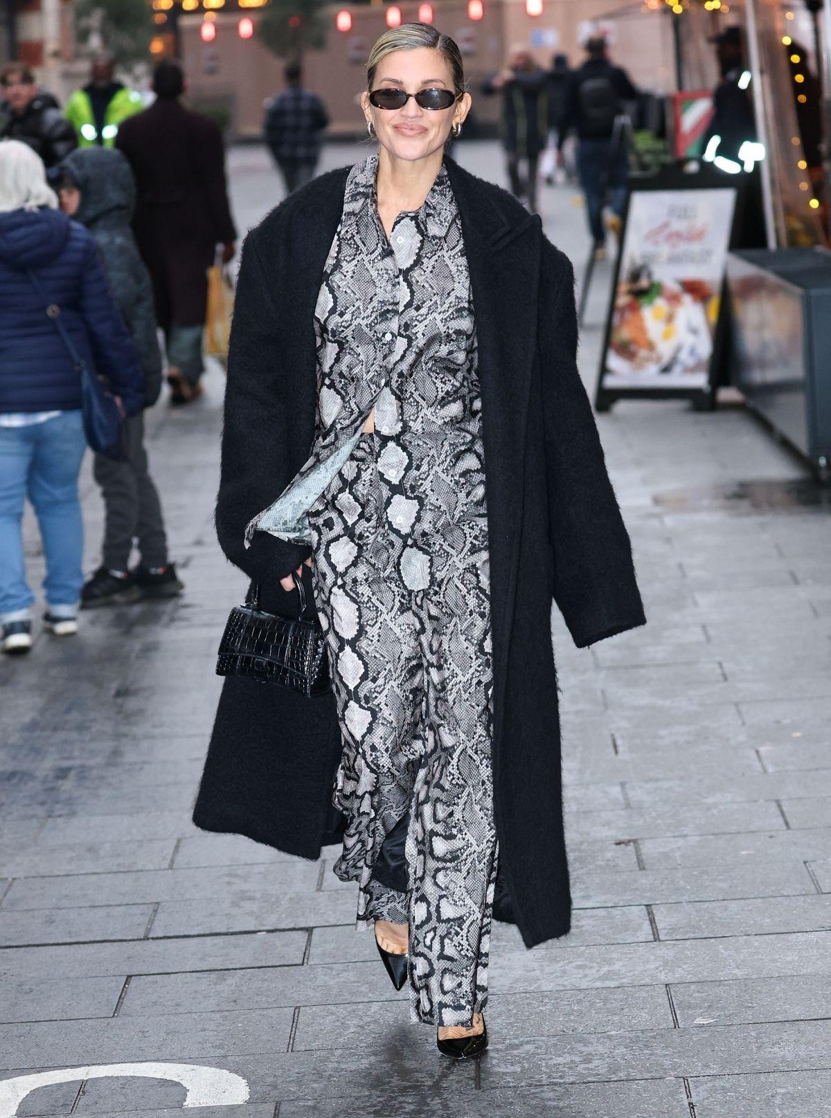 Ashley Roberts Leaves Heart Radio Studios, February 2025