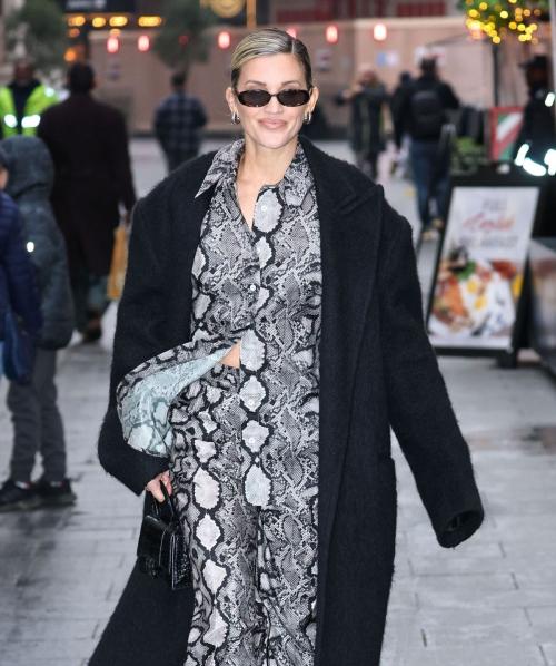 Ashley Roberts Leaves Heart Radio Studios, February 2025 1