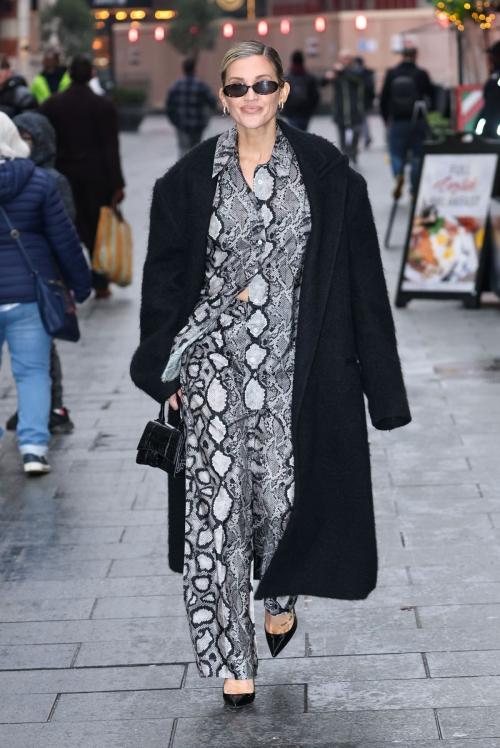 Ashley Roberts Leaves Heart Radio Studios, February 2025 6