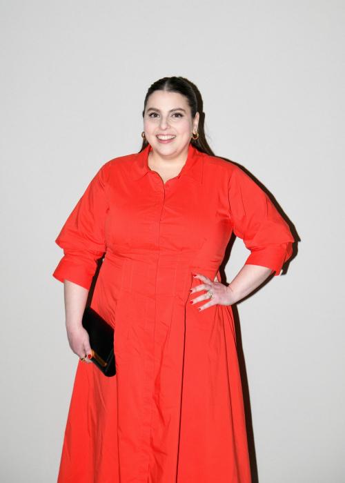 Beanie Feldstein at SIMKHAI Show, February 2025