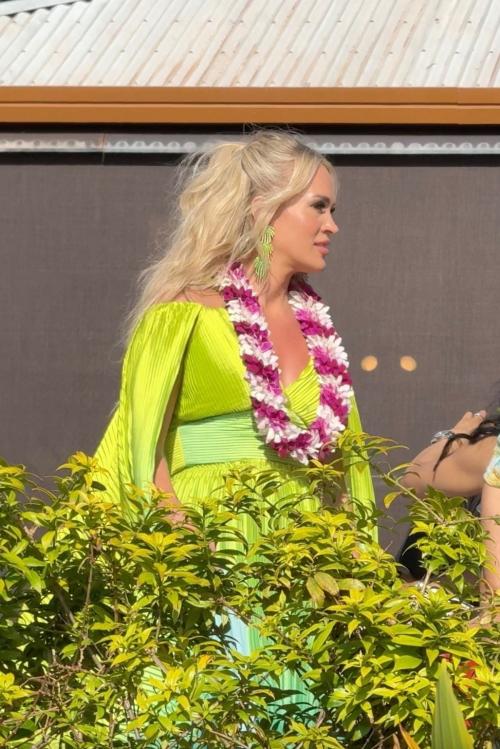 Carrie Underwood Filming as Idol Judge in Hawaii, February 2025