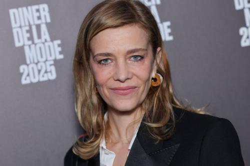 Celine Sallette at 22nd Fashion Dinner for Sidaction, January 2025 1
