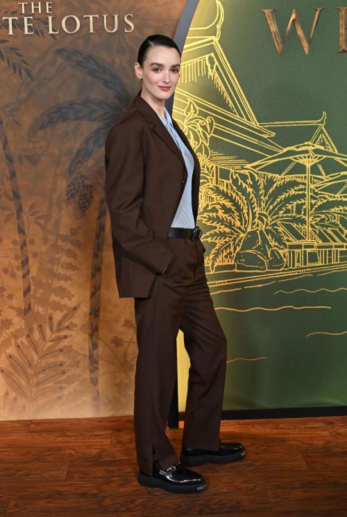 Charlotte Le Bon at The White Lotus Season 3 Premiere, Feb 2025 1
