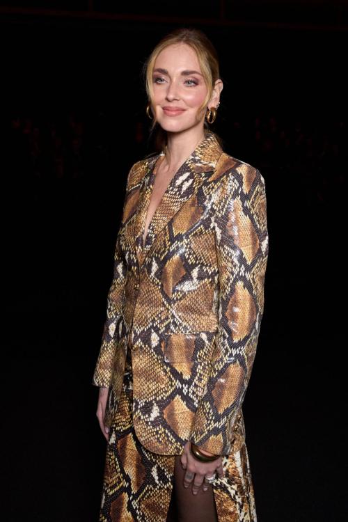 Chiara and Valentina Ferragni at Roberto Cavalli Fashion Show Milan, February 2025 5