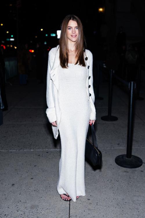 Chloe East at Khaite Fashion Show, February 2025 2