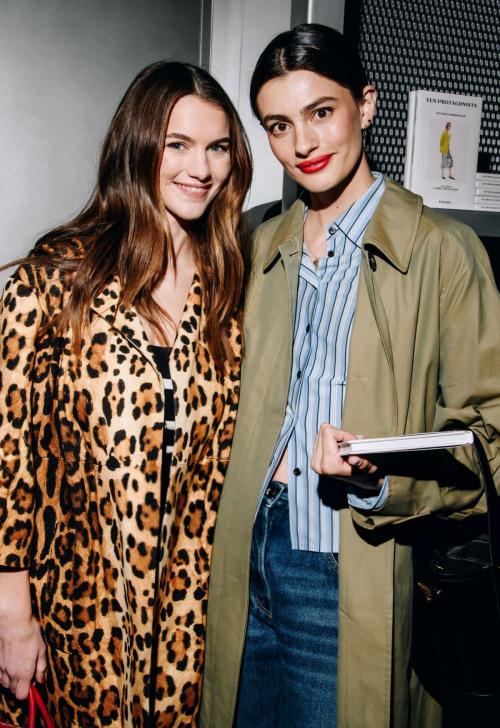Chloe East & Diana Silvers at Prada Party, February 2025