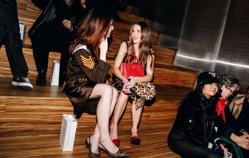 Chloe East & Diana Silvers at Prada Party, February 2025 3