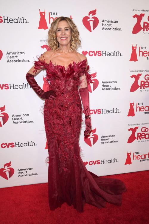 Christine Lahti at AHA's Red Dress Collection, January 2025