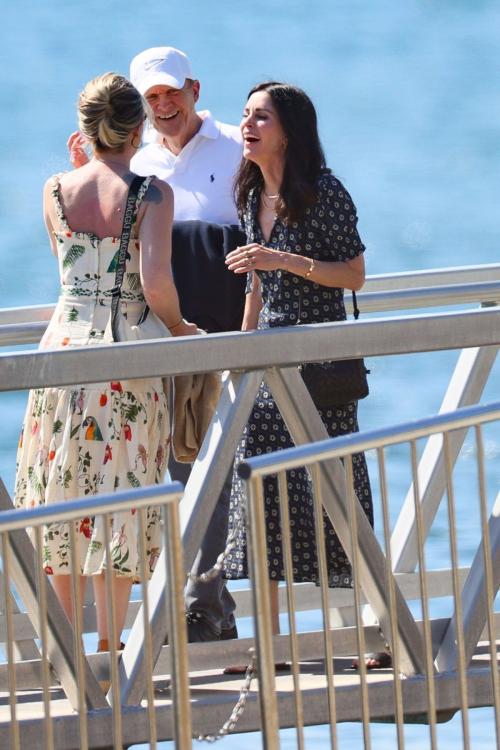Courteney Cox & Coco Arquette at a Wedding in Sydney, February 2025