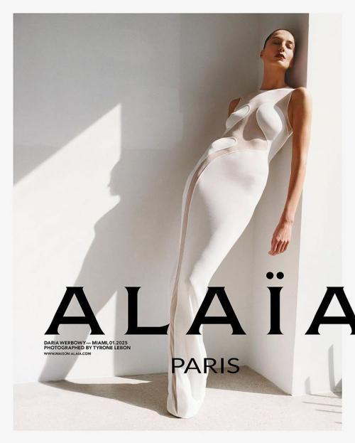 Daria Werbowy for Maison Alaia Feature, January 2025 9