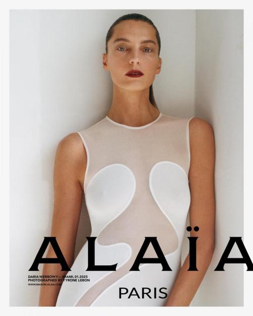 Daria Werbowy for Maison Alaia Feature, January 2025 10