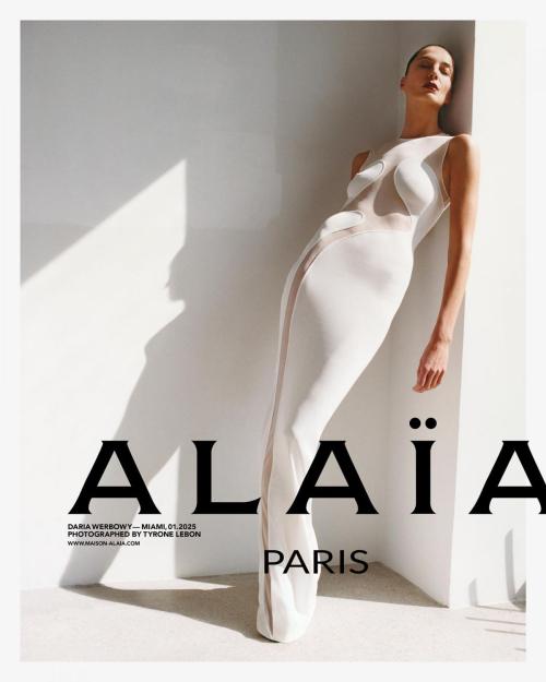 Daria Werbowy for Maison Alaia Feature, January 2025 14