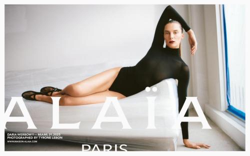 Daria Werbowy for Maison Alaia Feature, January 2025 2