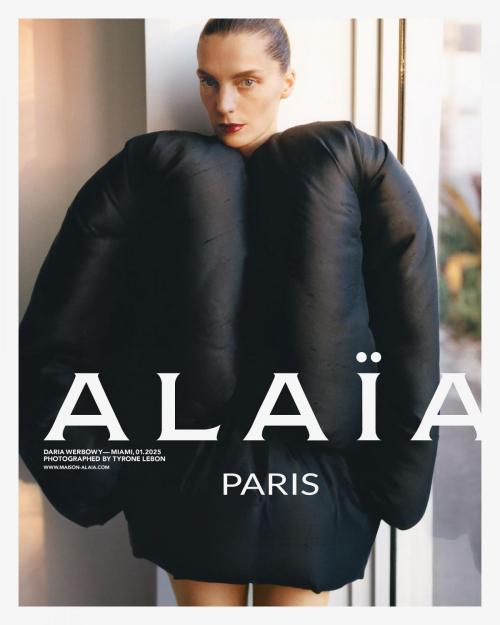 Daria Werbowy for Maison Alaia Feature, January 2025 3