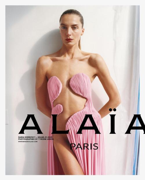 Daria Werbowy for Maison Alaia Feature, January 2025 6