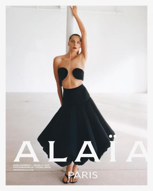 Daria Werbowy for Maison Alaia Feature, January 2025 7