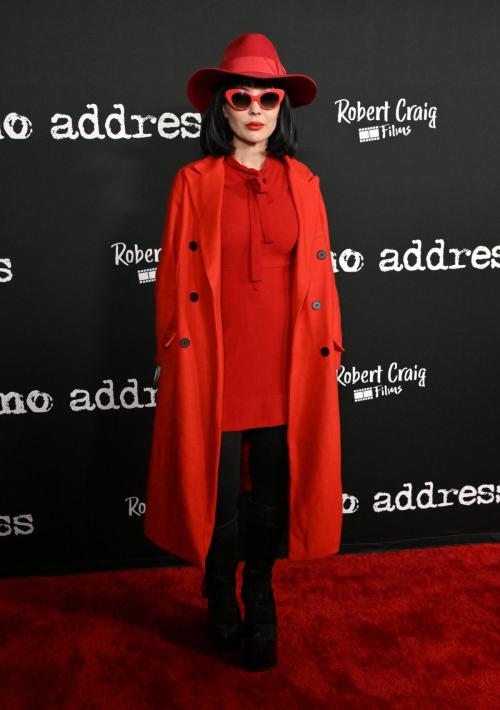 Dawn Ritz at No Address Premiere, February 2025