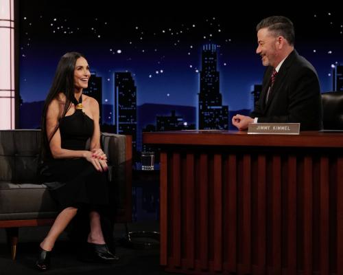 Demi Moore at Jimmy Kimmel Live, February 2025 5