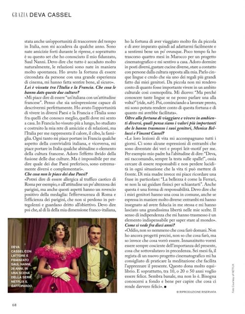 Deva Cassel in Grazia Italy, February 2025 2