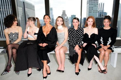 Dove Cameron at Carolina Herrera Fall RTW 2025 Fashion Show, February 2025 5