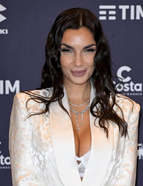Elettra Lamborghini at 75th Italian Song Festival Photocall, February 2025 4