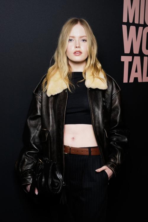 Ellie Bamber at Miu Miu Women’s Tales 29 Screening London, Feb 2025
