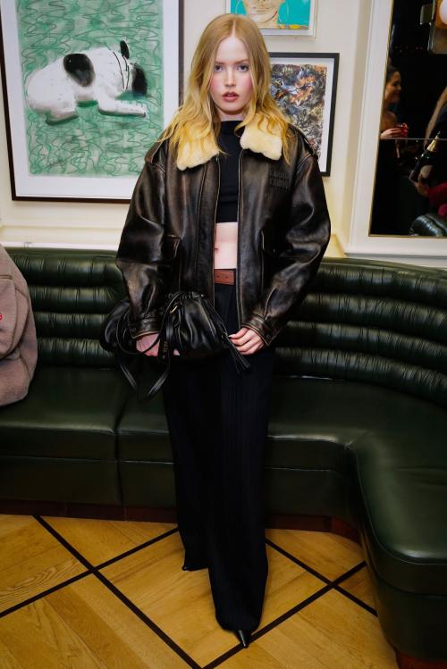Ellie Bamber at Miu Miu Women’s Tales Screening, February 2025