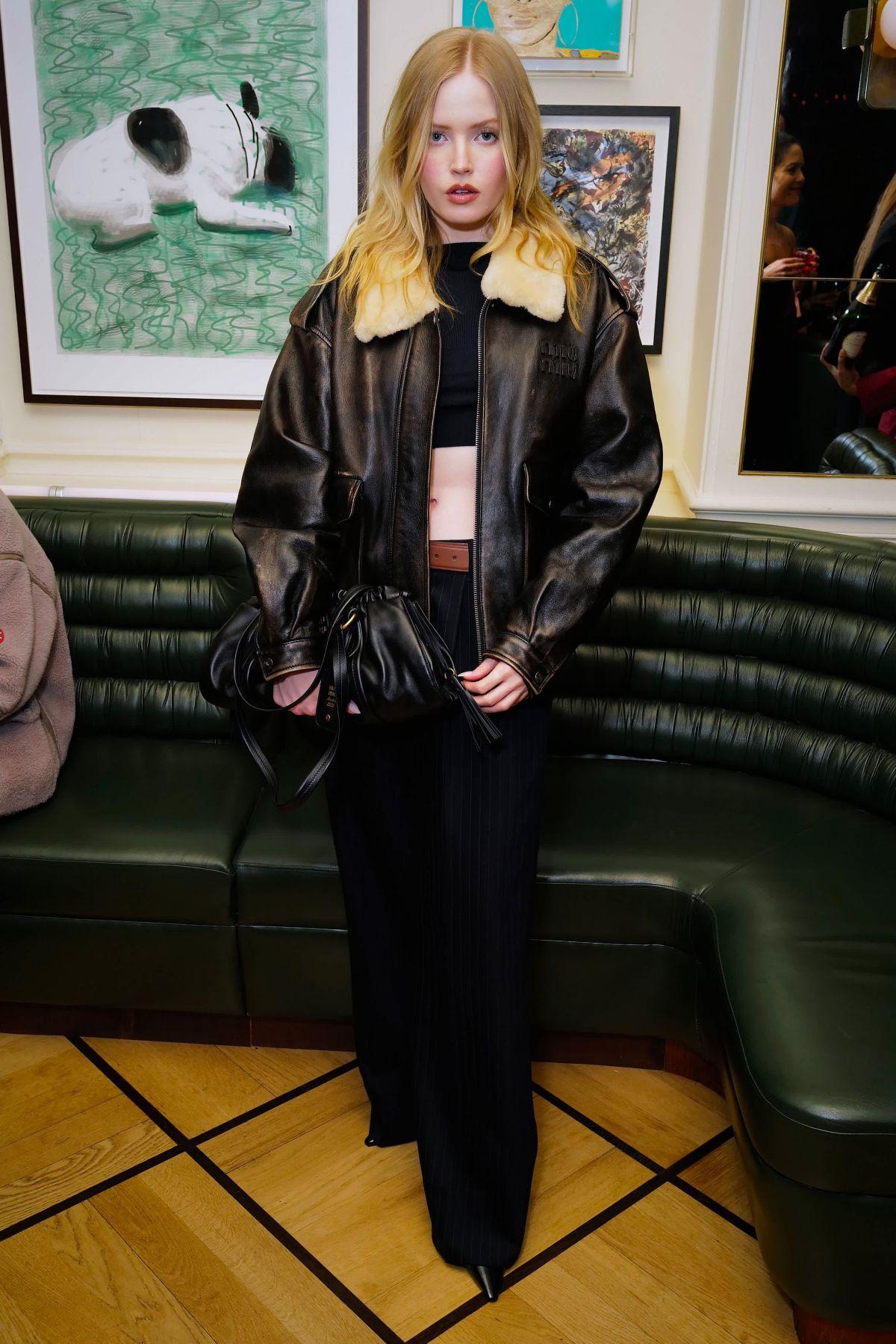 Ellie Bamber at Miu Miu Women’s Tales Screening, February 2025