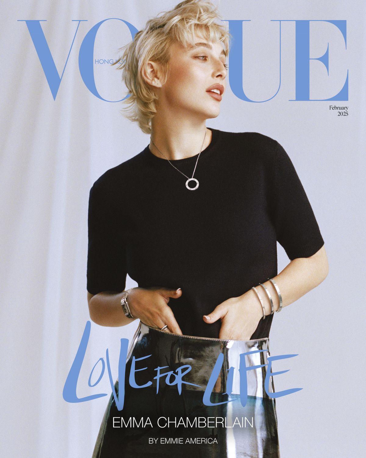 Emma Chamberlain for Vogue Hong Kong, February 2025