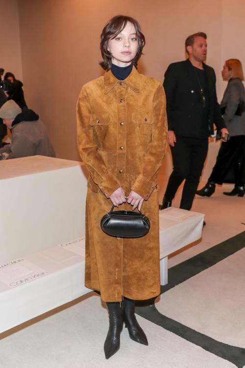 Emma Myers at Calvin Klein Fashion Show, February 2025