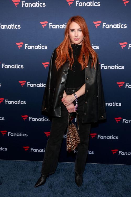 Emma Roberts at Fanatics Super Bowl Party, February 2025 2