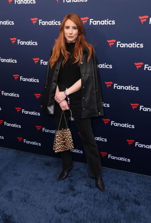 Emma Roberts at Fanatics Super Bowl Party, February 2025 4