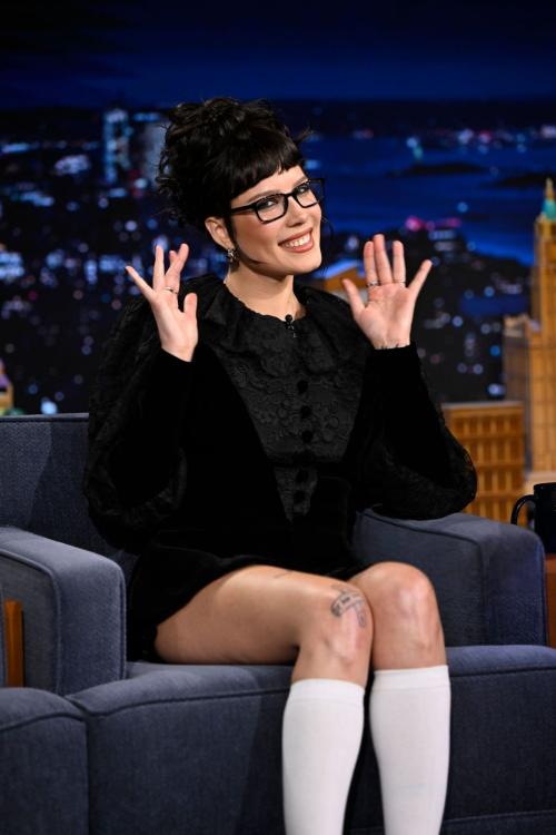 Halsey on Tonight Show Starring Jimmy Fallon New York, Feb 2025