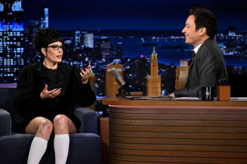 Halsey on Tonight Show Starring Jimmy Fallon New York, Feb 2025 1