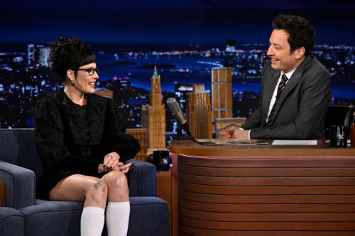 Halsey on Tonight Show Starring Jimmy Fallon New York, Feb 2025 3